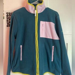 Ivory Ella zip-up jacket